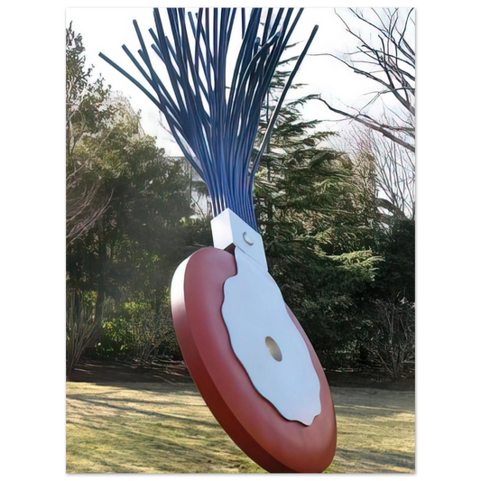 Typewriter Eraser Scale X Collaboration With Van Bruggen by Claes Oldenburg (1999) – art poster
