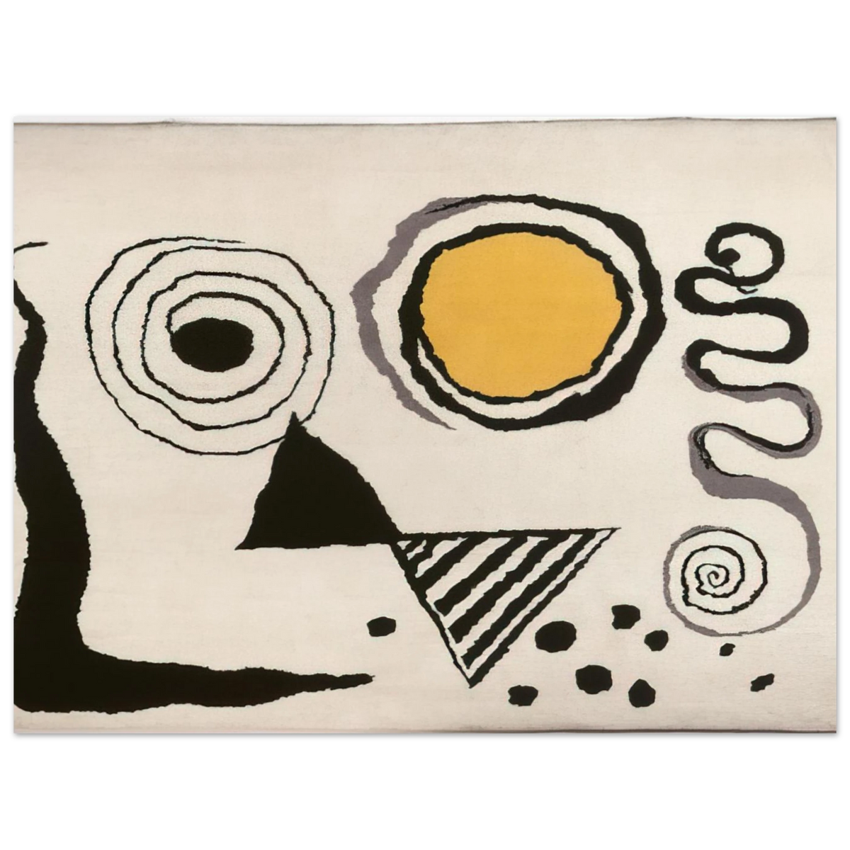 Cercle Jaune by Alexander Calder (1953) – art poster, view 2