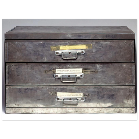 Attempt At Recreation Three Drawers by Christian Boltanski (1971) – art poster, view 2