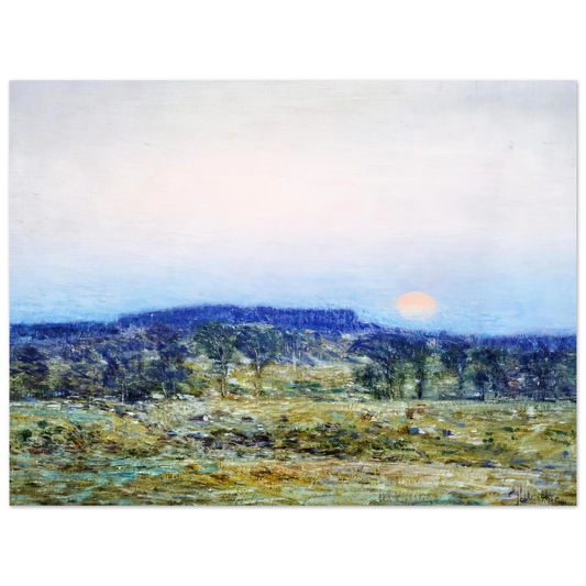 September Moonrise by Childe Hassam – art poster, view 2