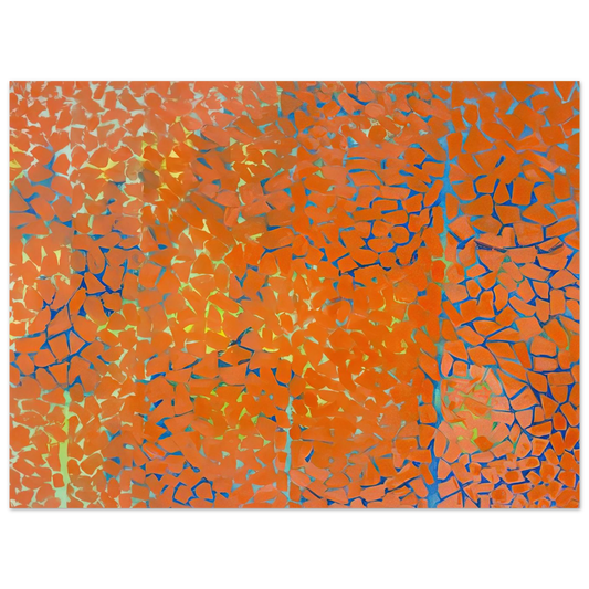 Autumn Leaves Fluttering In The Breeze by Alma Woodsey Thomas (1973) – art poster, view 2