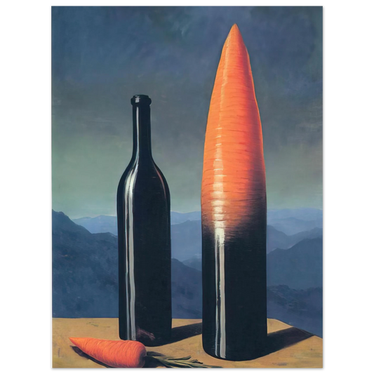 The Explanation by René Magritte (1952) – art poster