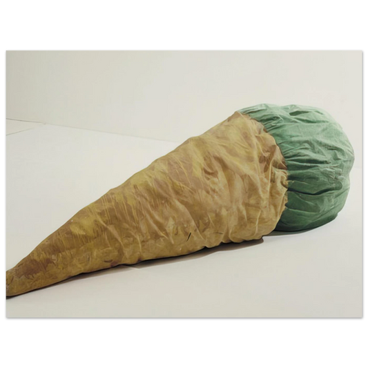 Floor Cone by Claes Oldenburg (1962) – art poster