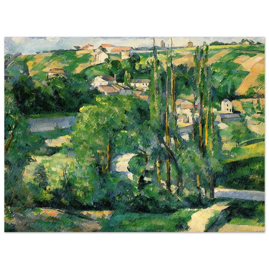 Cote Du Galet, At Pontoise by Paul Cézanne – art poster