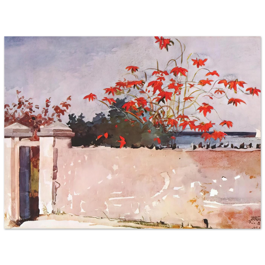 A Wall Nassau by Winslow Homer – art poster