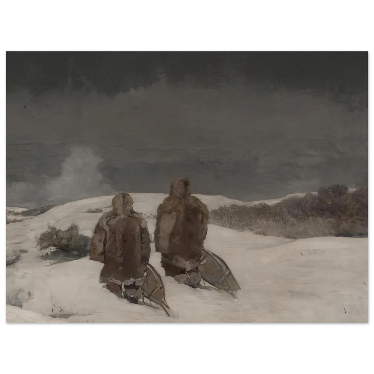Below Zero by Winslow Homer – art poster
