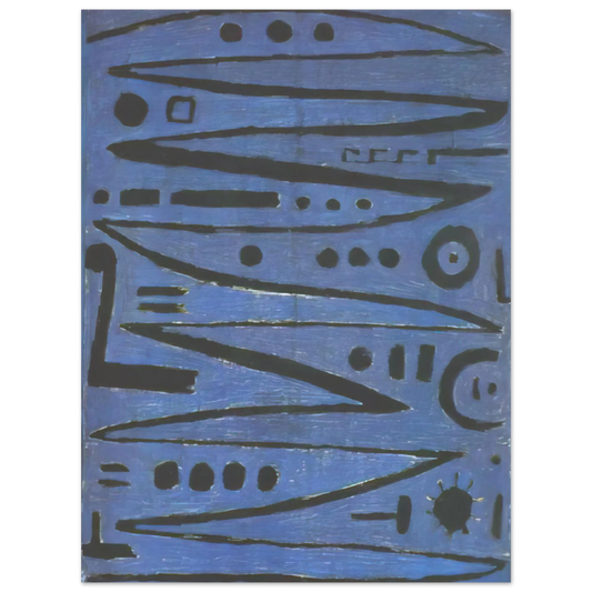 Heroic Fiddling by Paul Klee (1938) – art poster