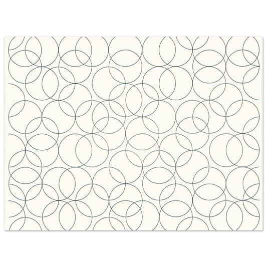 Composition With Circles 5 by Bridget Riley (2005) – art poster, view 2