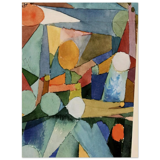 Colour Shapes by Paul Klee (1914) – art poster