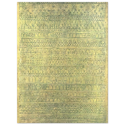 Pastoral Rhythms by Paul Klee (1927) – art poster, view 2