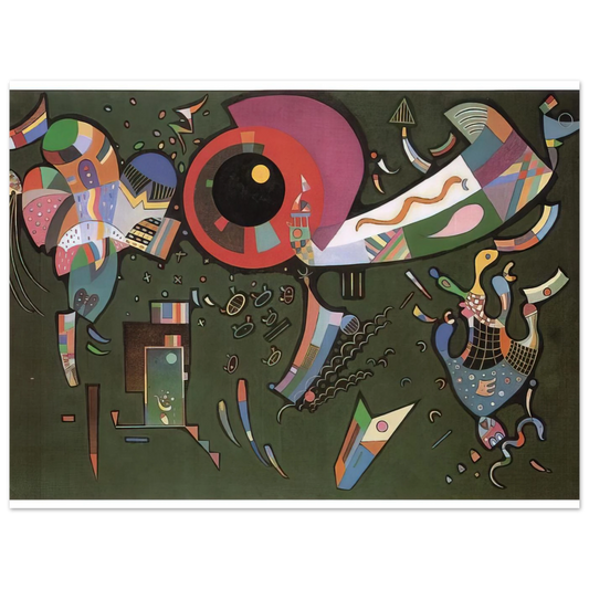 Around The Circle by Wassily Kandinsky (1940) – art poster, view 2