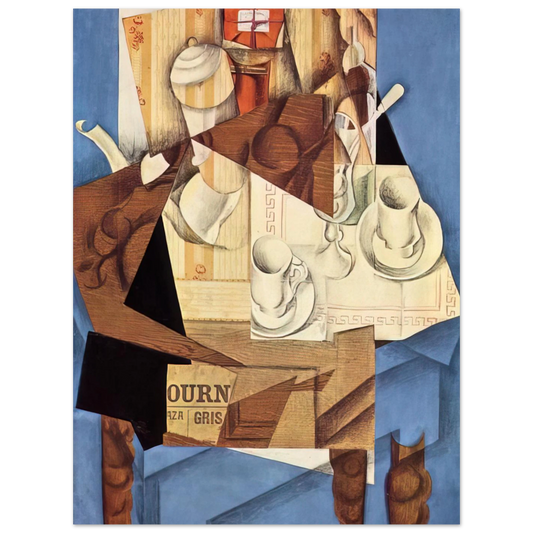Breakfast by Juan Gris (1914) – art poster