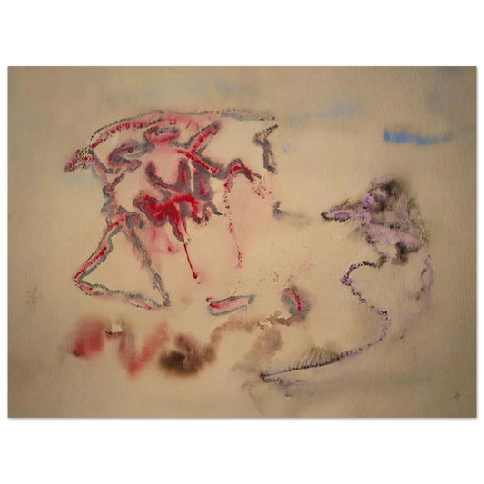 Untitled by Henri Michaux (1958) – art poster