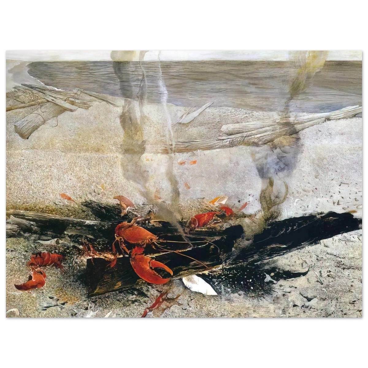 Embers by Andrew Wyeth (2000) – art poster, view 2