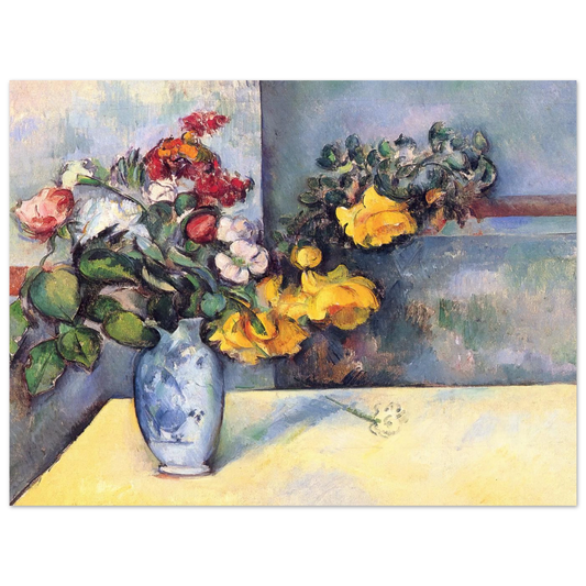 Still Life Flowers In A Vase by Paul Cézanne – art poster, view 2