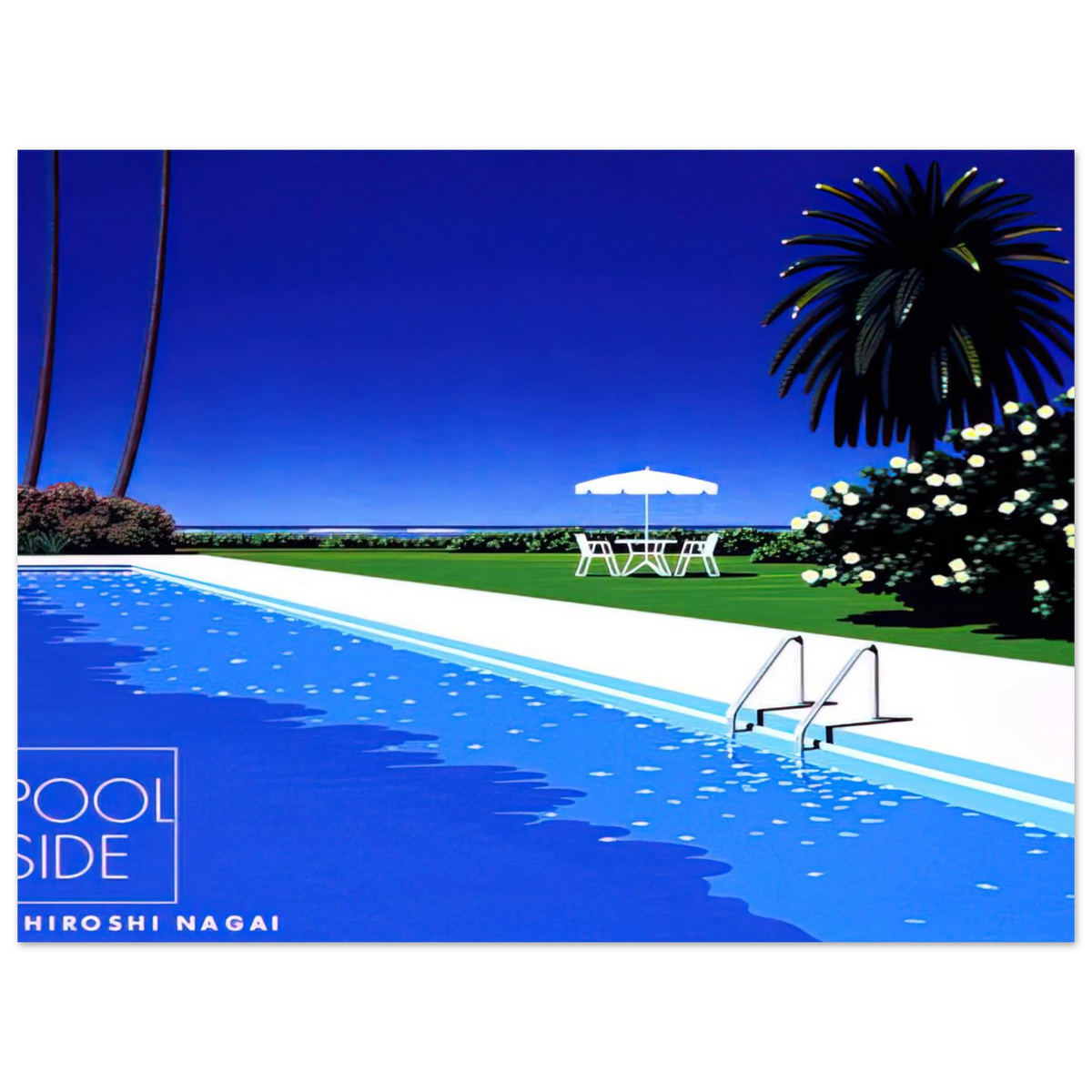 Poolside No. 4 by Hiroshi Nagai – art poster