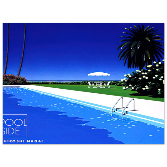 Poolside No. 4 by Hiroshi Nagai – art poster