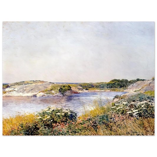 The Little Pond, Appledore by Childe Hassam – art poster