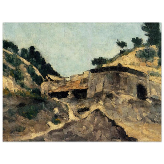 Landscape With Watermill by Paul Cézanne – art poster