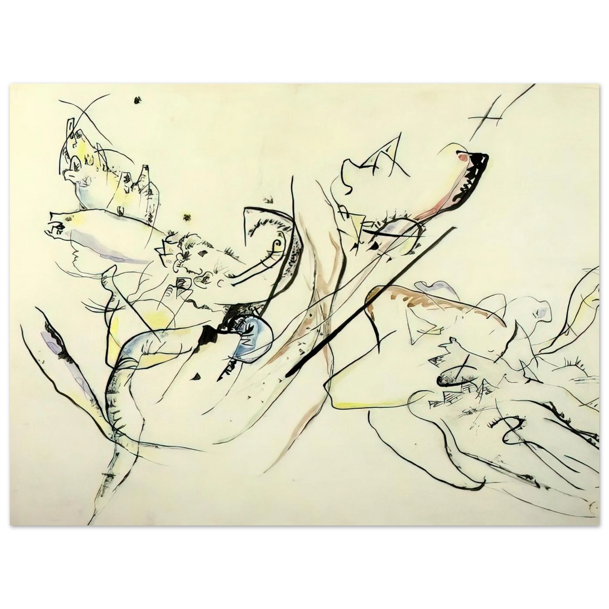 Untitled by Wassily Kandinsky – art poster, view 2