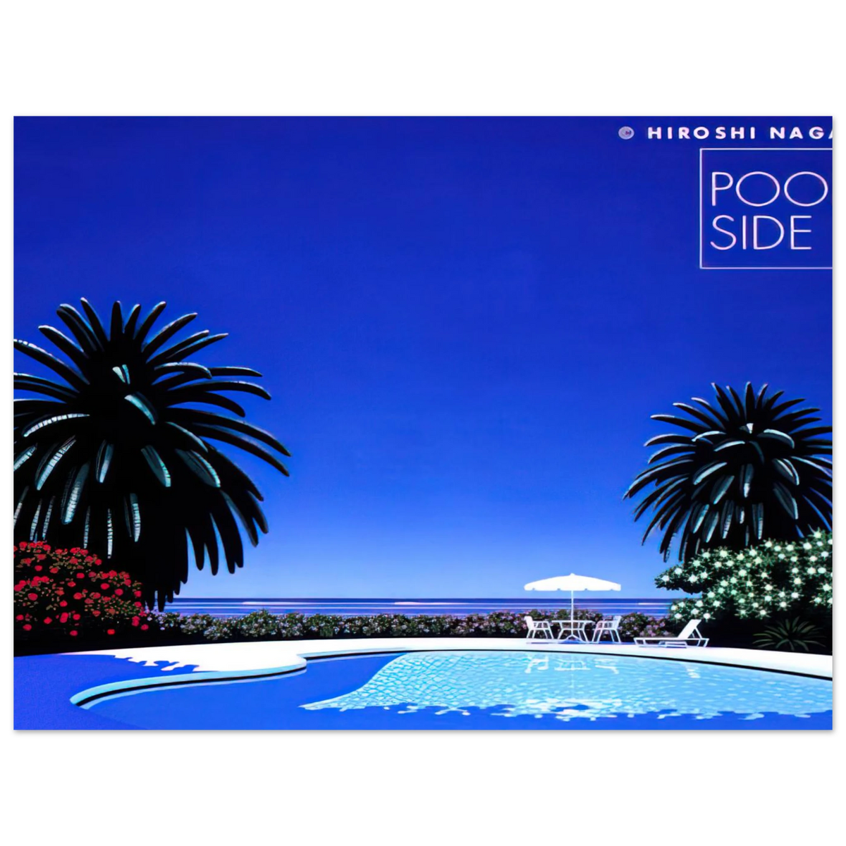 Poolside No. 6 by Hiroshi Nagai – art poster, view 2