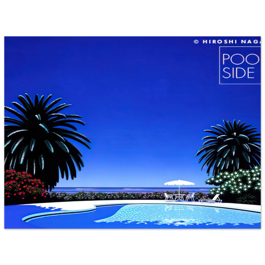 Poolside No. 6 by Hiroshi Nagai – art poster, view 2