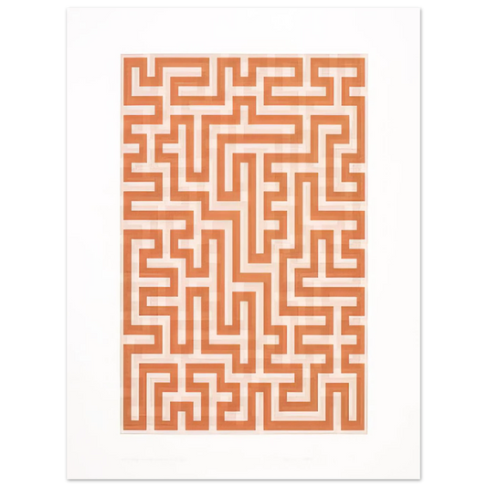 Red Meander II by Anni Albers (1971) – art poster, view 2