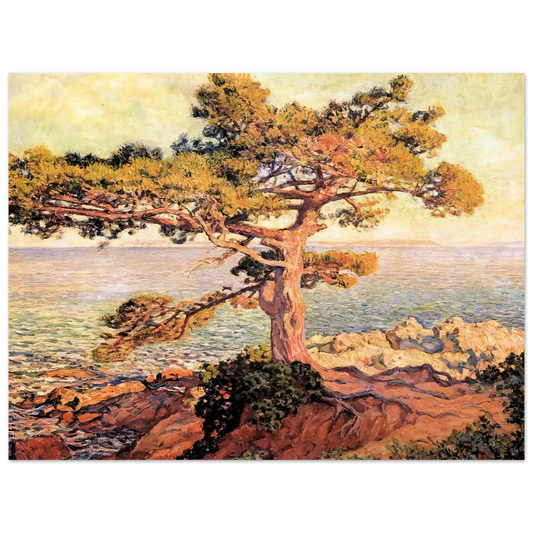 Pine By The Mediterranean Sea by Theo van Rysselberghe (1916) – art poster, view 2