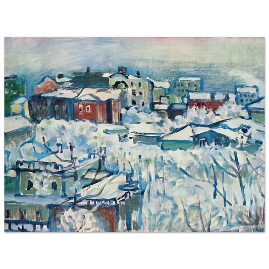 Moscow Smolensky Boulevard Study by Wassily Kandinsky (1916) – art poster