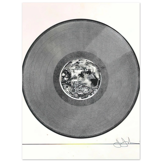 Scott Fagan Record by Jasper Johns (1970) – art poster