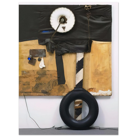 First Landing Jump by Robert Rauschenberg (1961) – art poster, view 2