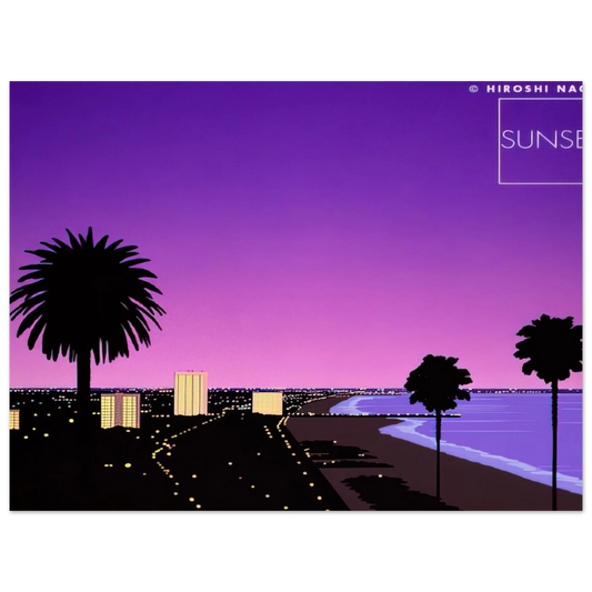 Sunset No. 7 by Hiroshi Nagai – art poster, view 2
