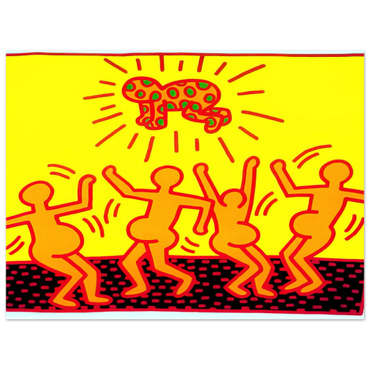 Untitled 1 by Keith Haring (1983) – art poster, view 2