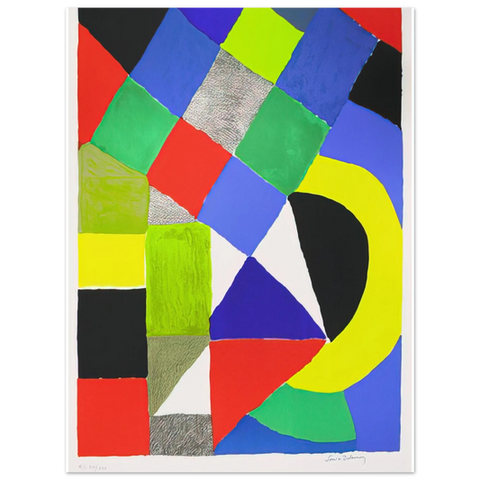 Squares by Sonia Delaunay – art poster
