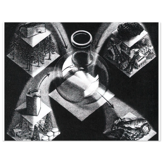 Synthesis by M.C. Escher – art poster