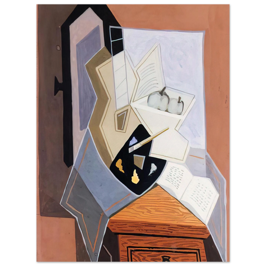 Still Life At The Open Window by Juan Gris (1925) – art poster, view 2