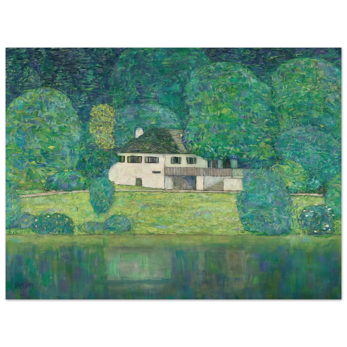 Untitled by Gustav Klimt – art poster, view 2