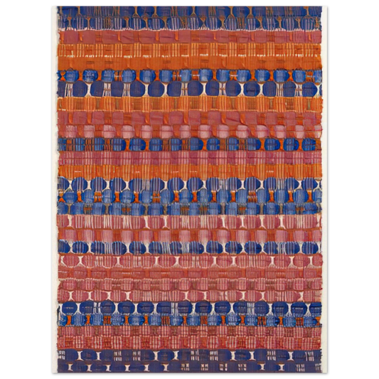 Red And Blue Layers by Anni Albers (1954) – art poster, view 2