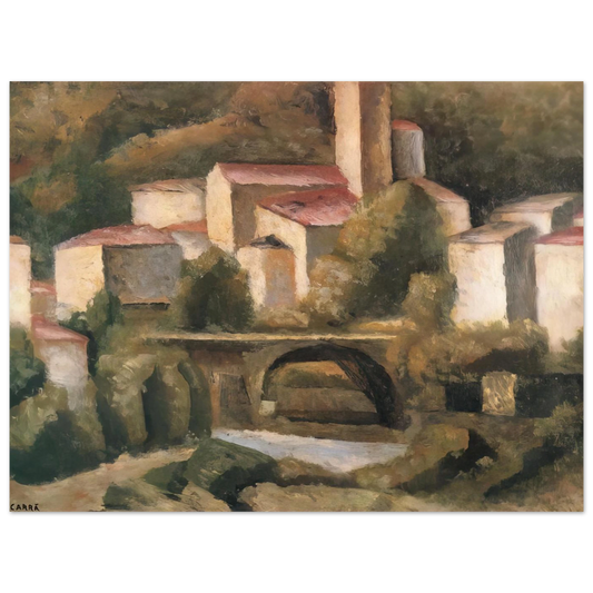 San Giacomo Di Varallo by Carlo Carra (1924) – art poster