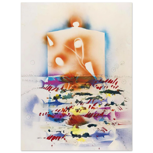 Pesci Spada by Alighiero Boetti (1988) – art poster, view 2