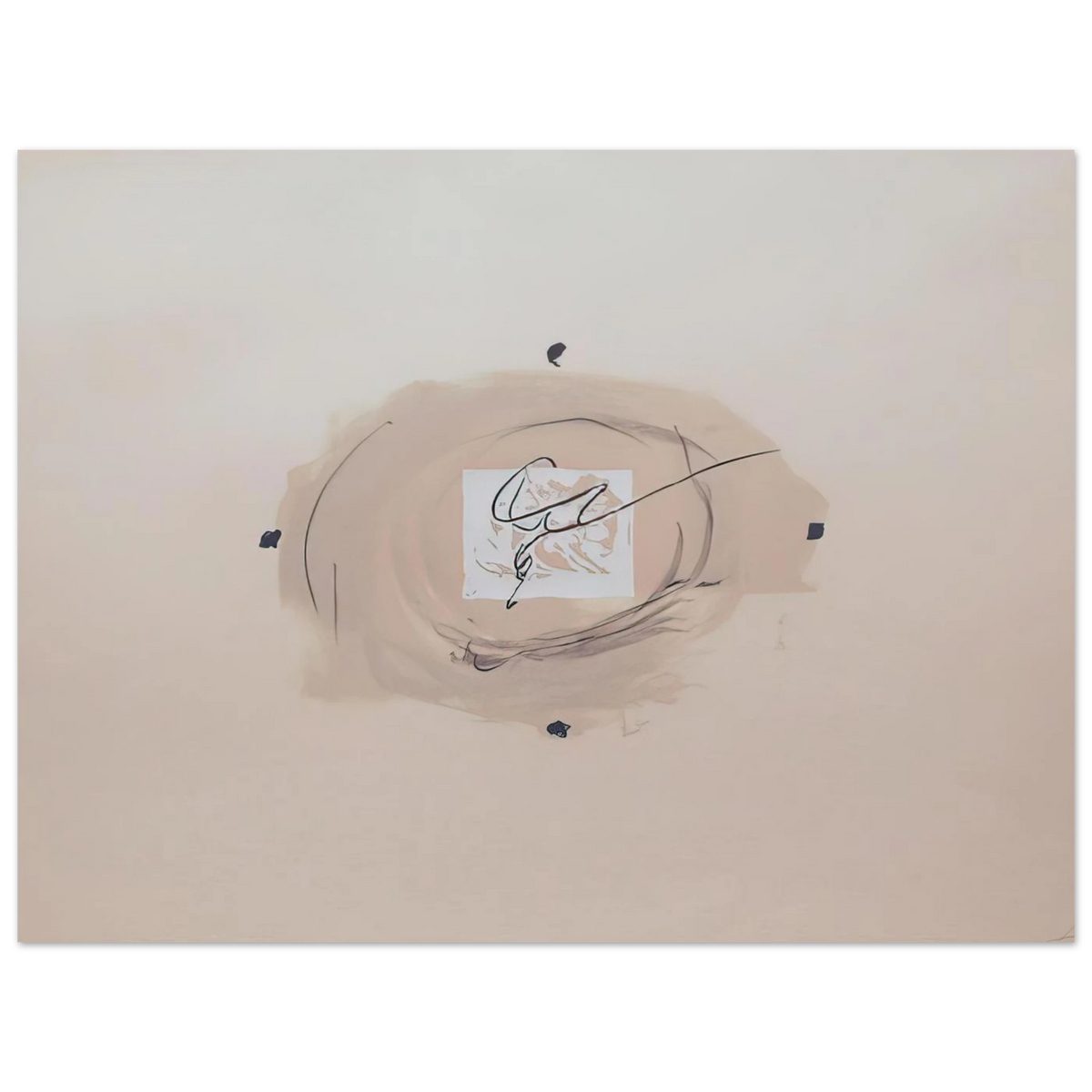 Nocturn Matinal by Antoni Tapies (1970) – art poster, view 2