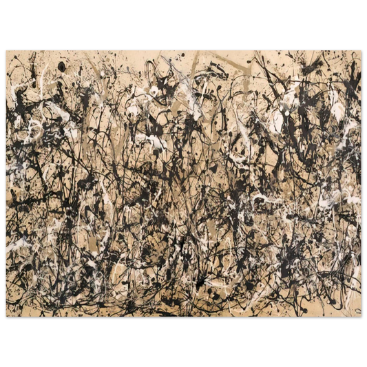 Autumn Rhythm Number 30 by Jackson Pollock (1950) – art poster