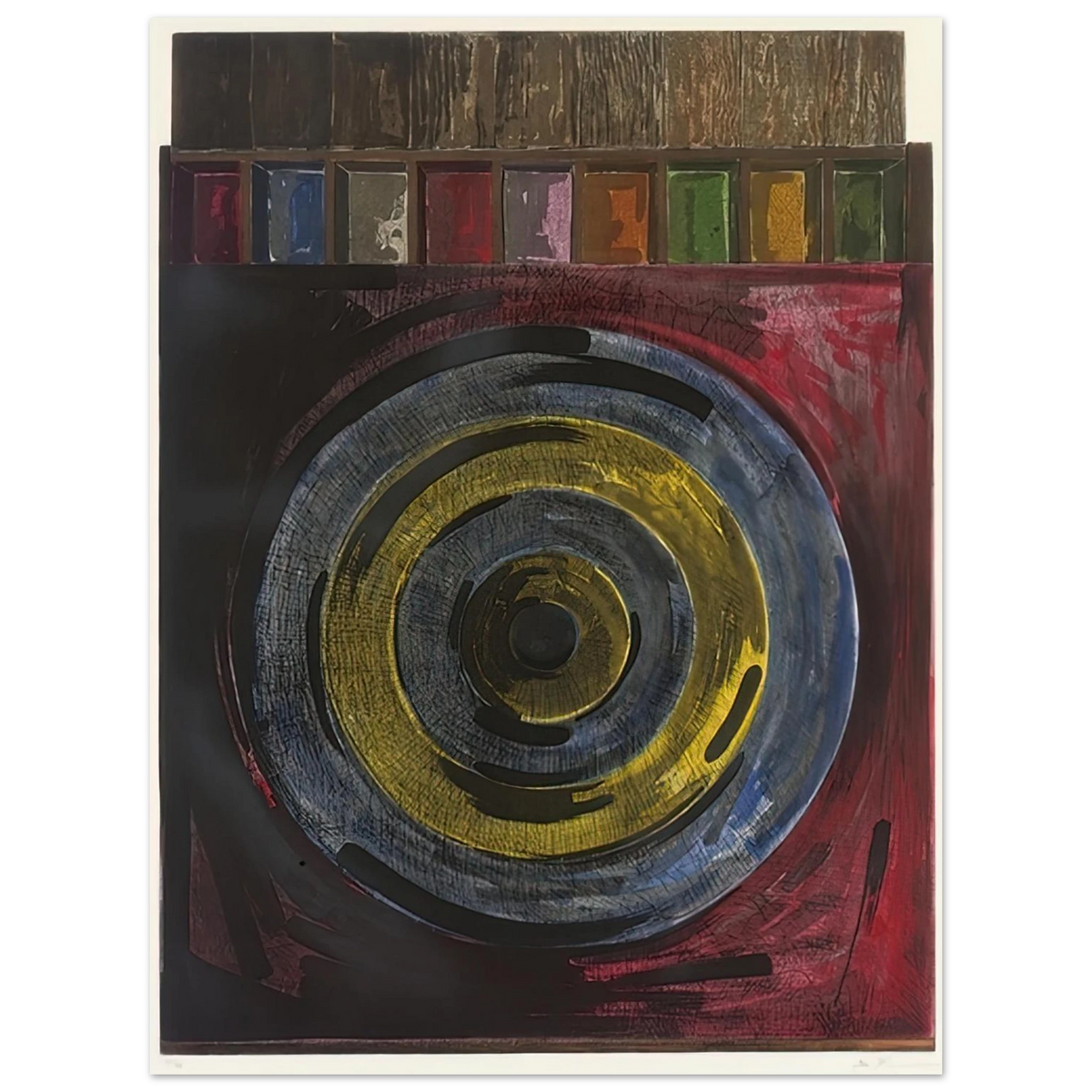 Target With Plaster Casts by Jasper Johns – art poster, view 2