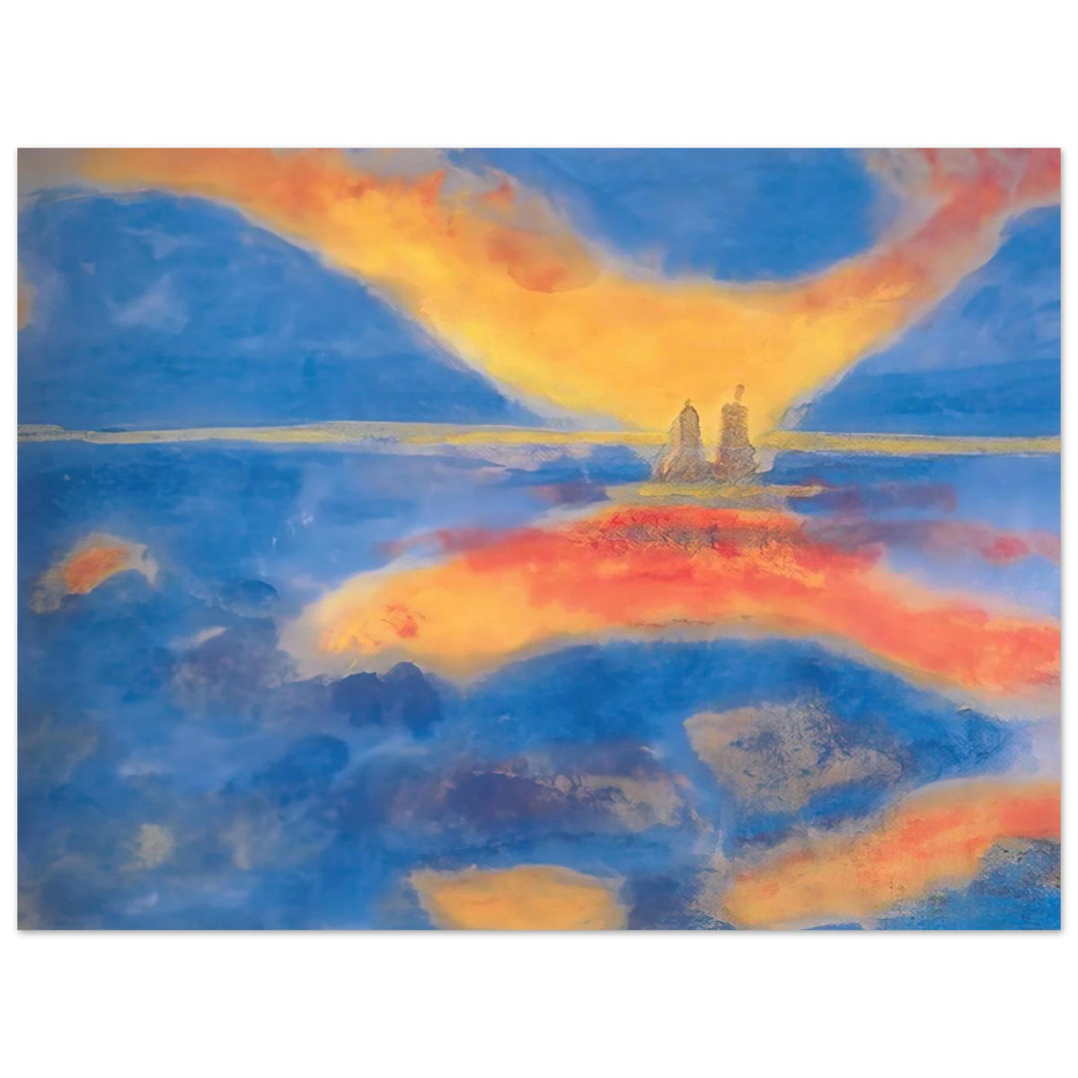 Sunrise At The Sea by Emil Nolde – art poster, view 2