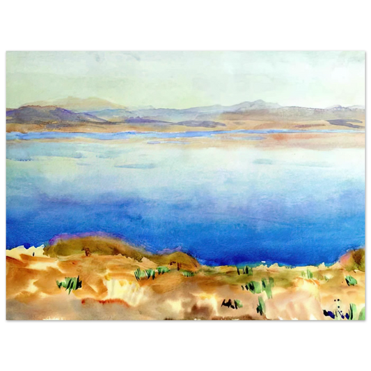 The Lake Of Tiberias by John Singer Sargent – art poster, view 2