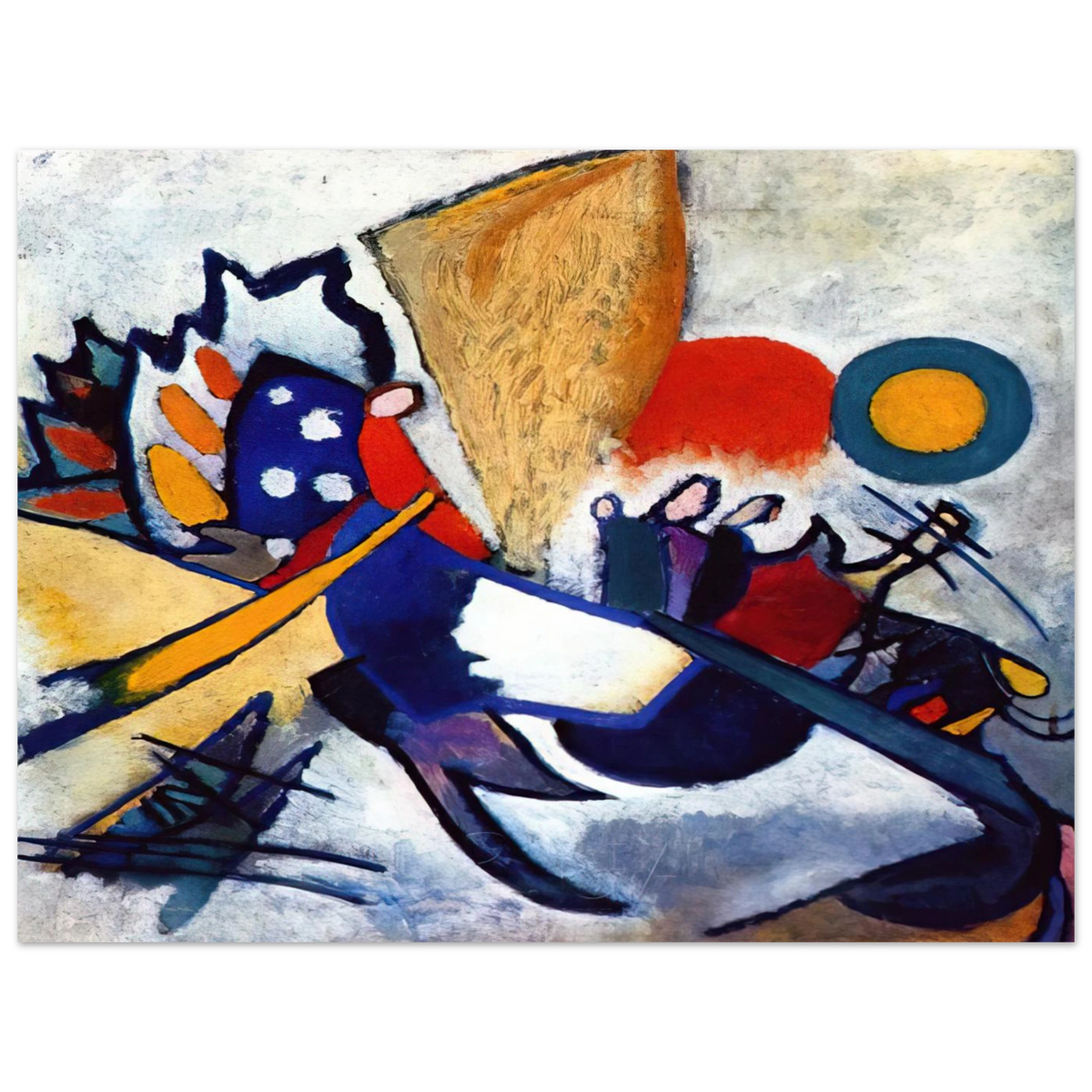 Improvisation 209 by Wassily Kandinsky (1917) – art poster