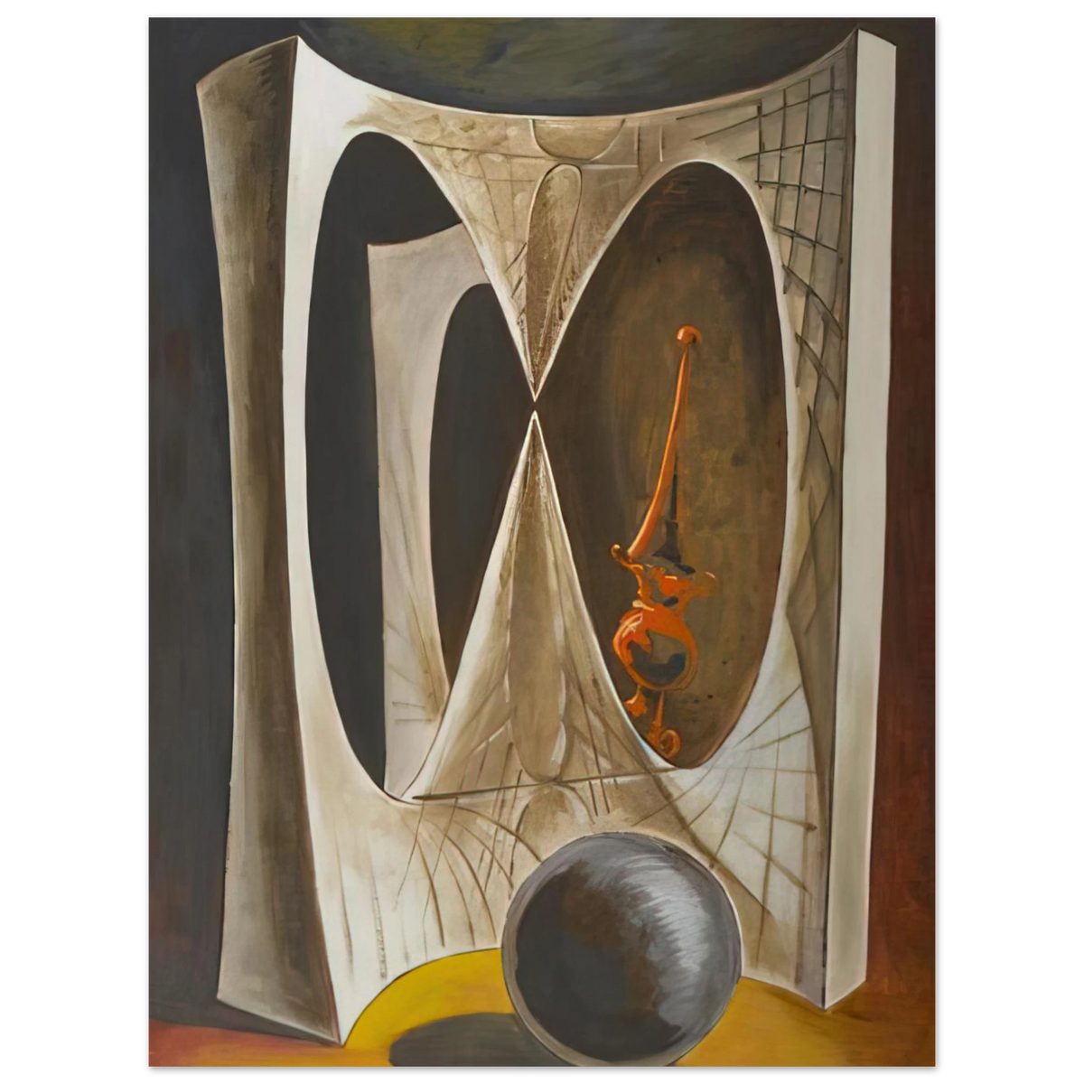 Diderot's Harpsichord Or The Merchant Of Venice by Man Ray – art poster, view 2