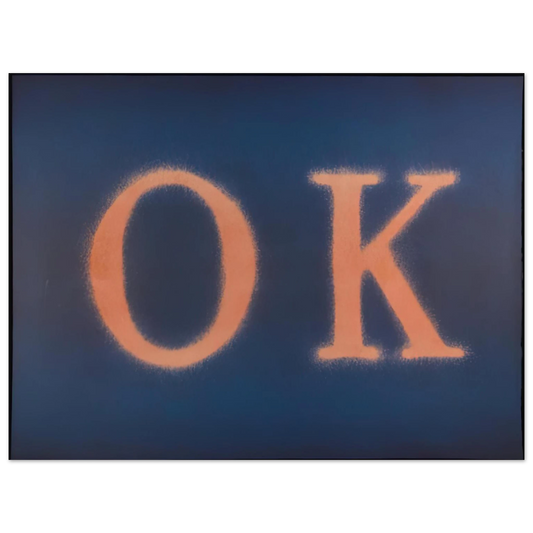 Ok State I by Edward Ruscha (1990) – art poster, view 2