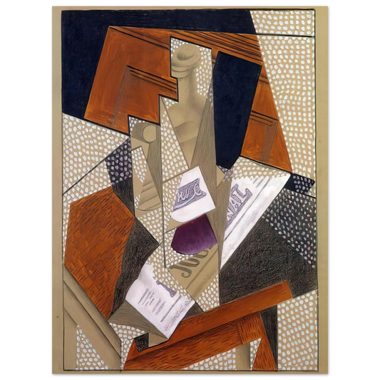 Bottle by Juan Gris – art poster
