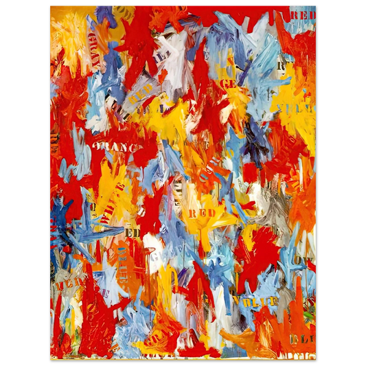 False Start by Jasper Johns (1959) – art poster, view 2